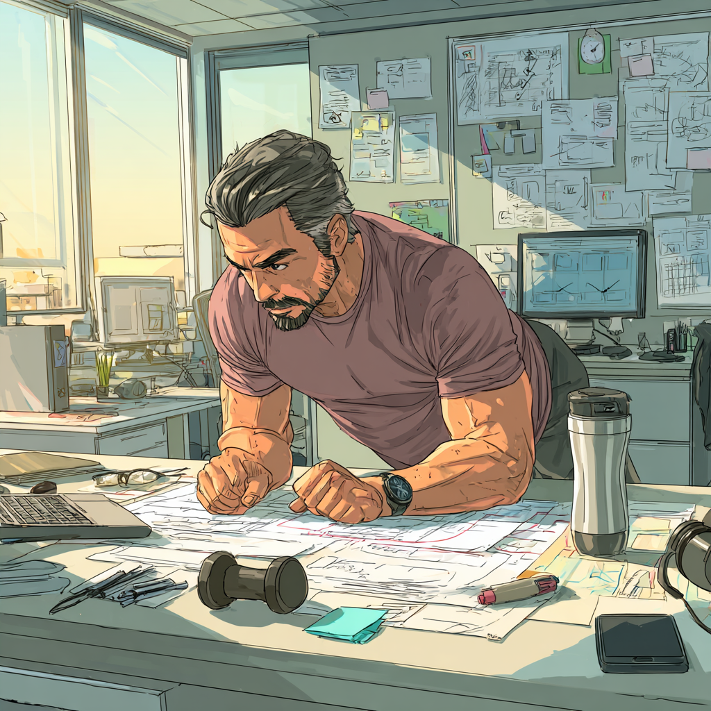 Жінка практикує йогу на світанку